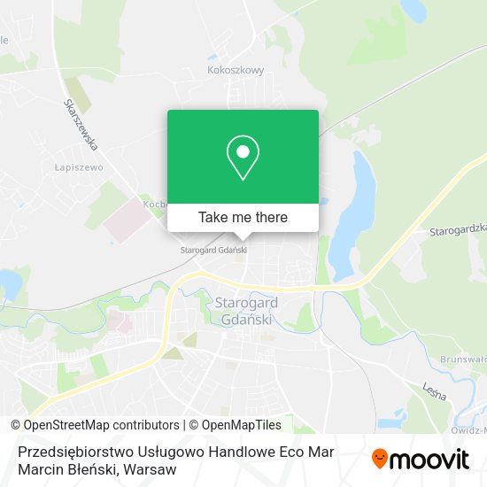 Przedsiębiorstwo Usługowo Handlowe Eco Mar Marcin Błeński map