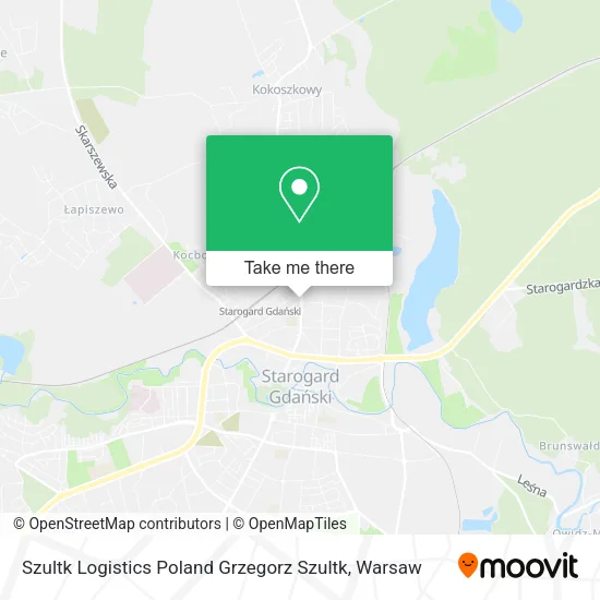Карта Szultk Logistics Poland Grzegorz Szultk