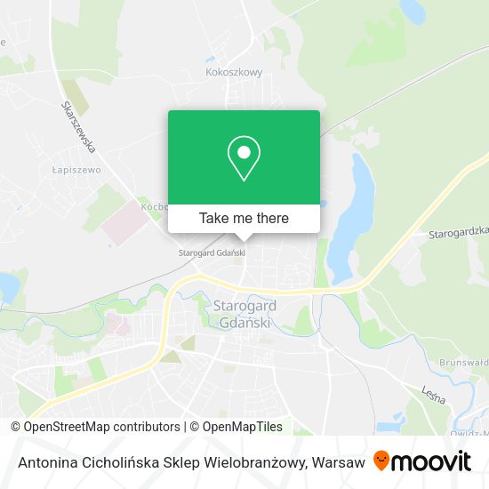 Antonina Cicholińska Sklep Wielobranżowy map