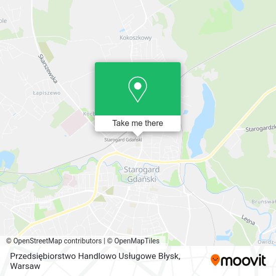 Przedsiębiorstwo Handlowo Usługowe Błysk map