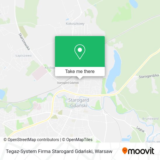 Tegaz-System Firma Starogard Gdański map