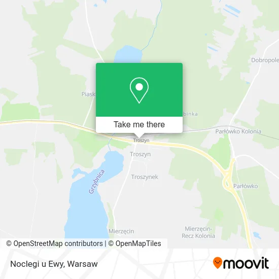 Карта Noclegi u Ewy
