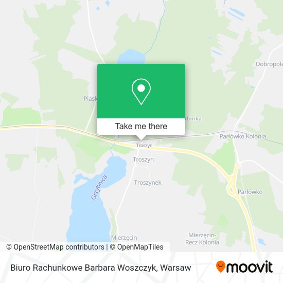 Biuro Rachunkowe Barbara Woszczyk map