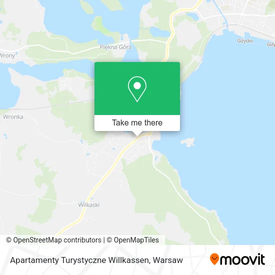 Карта Apartamenty Turystyczne Willkassen