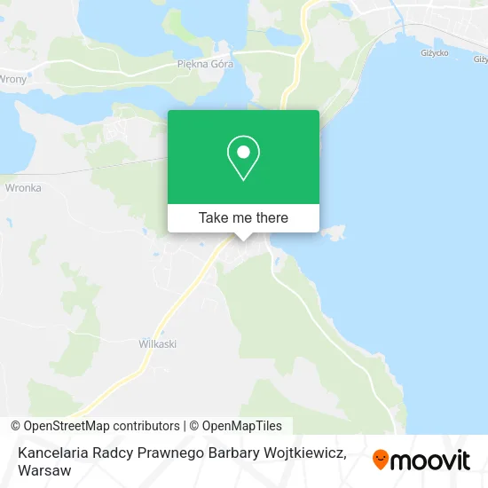 Карта Kancelaria Radcy Prawnego Barbary Wojtkiewicz