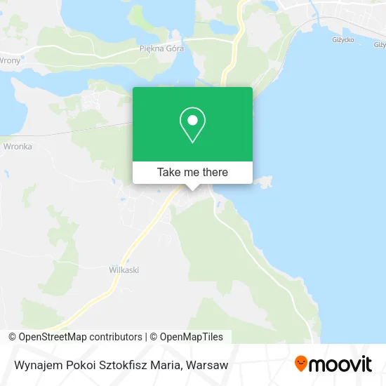 Карта Wynajem Pokoi Sztokfisz Maria