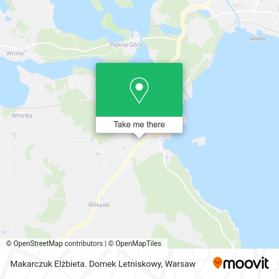 Makarczuk Elżbieta. Domek Letniskowy map