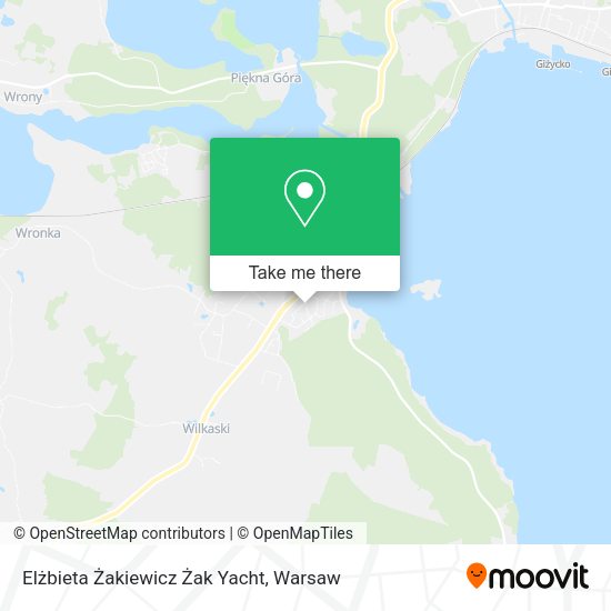 Elżbieta Żakiewicz Żak Yacht map