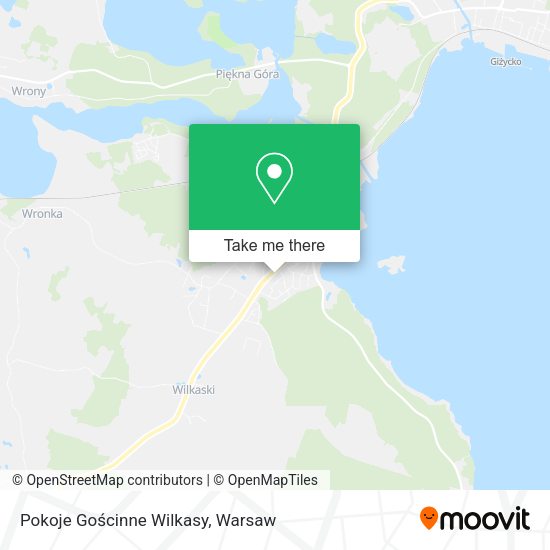 Pokoje Gościnne Wilkasy map