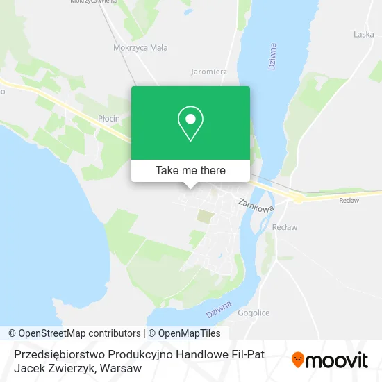 Przedsiębiorstwo Produkcyjno Handlowe Fil-Pat Jacek Zwierzyk map