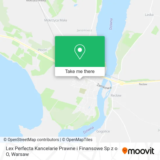 Карта Lex Perfecta Kancelarie Prawne i Finansowe Sp z o O