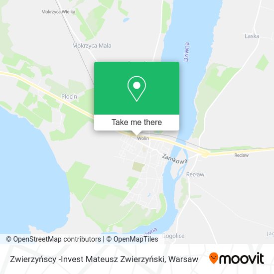 Zwierzyńscy -Invest Mateusz Zwierzyński map