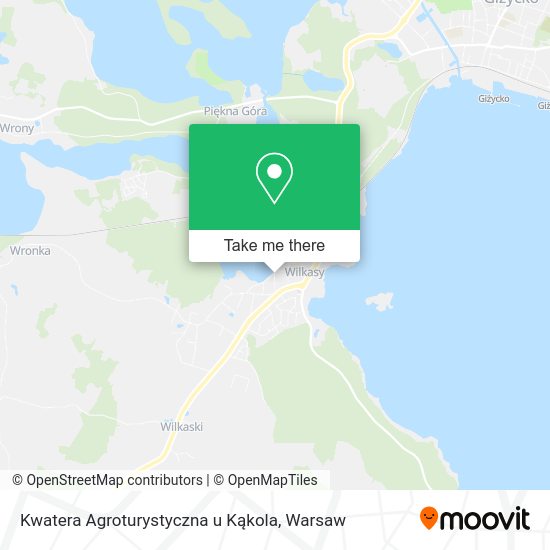 Kwatera Agroturystyczna u Kąkola map