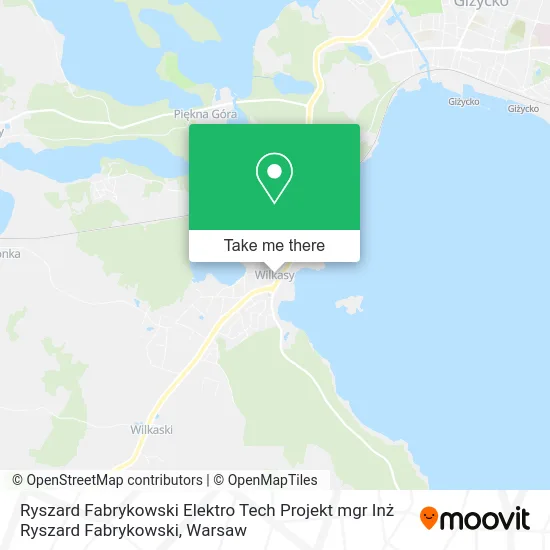 Карта Ryszard Fabrykowski Elektro Tech Projekt mgr Inż Ryszard Fabrykowski
