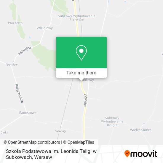 Szkoła Podstawowa im. Leonida Teligi w Subkowach map