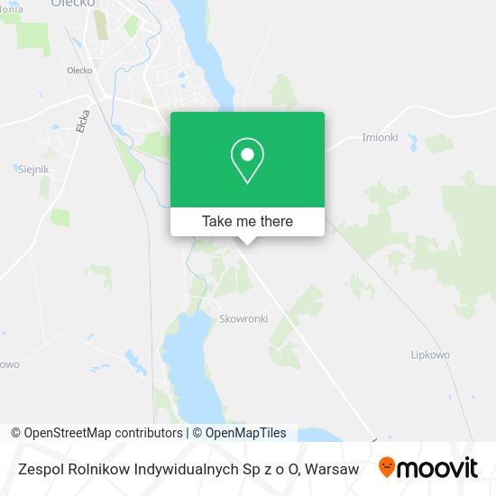 Zespol Rolnikow Indywidualnych Sp z o O map