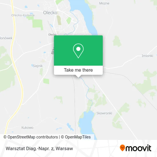 Карта Warsztat Diag.-Napr. z