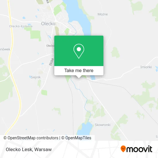 Карта Olecko Lesk