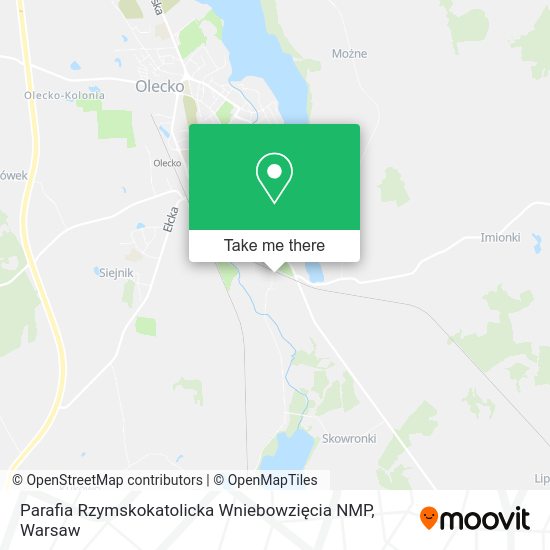 Parafia Rzymskokatolicka Wniebowzięcia NMP map