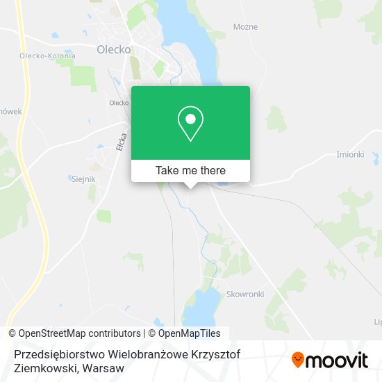 Przedsiębiorstwo Wielobranżowe Krzysztof Ziemkowski map