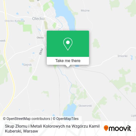 Skup Złomu i Metali Kolorowych na Wzgórzu Kamil Kuberski map