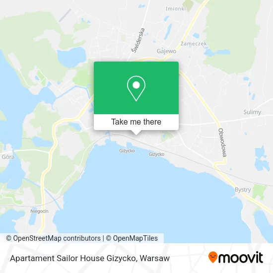Карта Apartament Sailor House Gizycko
