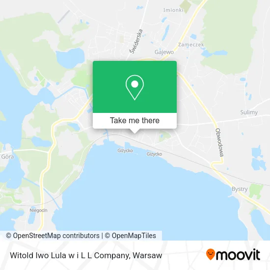 Карта Witold Iwo Lula w i L L Company