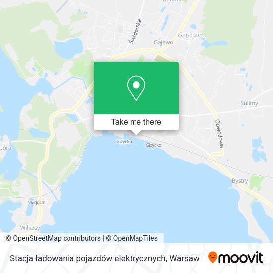 Stacja ładowania pojazdów elektrycznych map