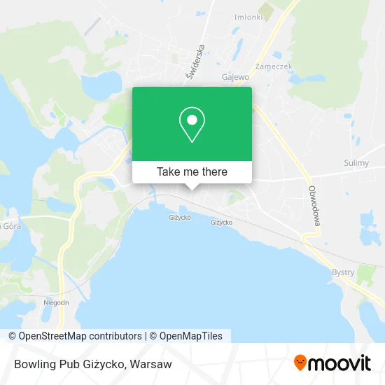 Карта Bowling Pub Giżycko