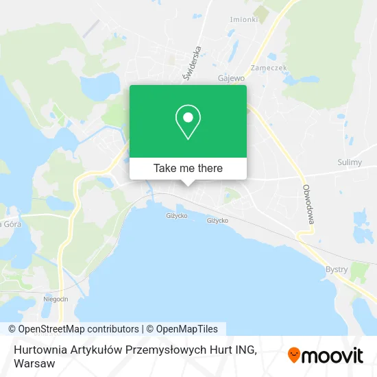 Карта Hurtownia Artykułów Przemysłowych Hurt ING