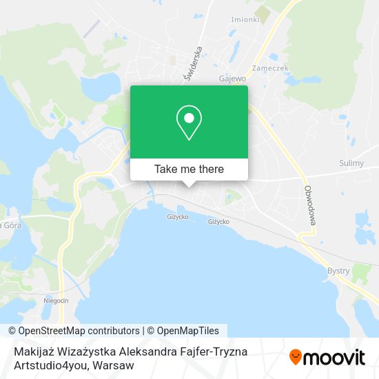 Makijaż Wizażystka Aleksandra Fajfer-Tryzna Artstudio4you map