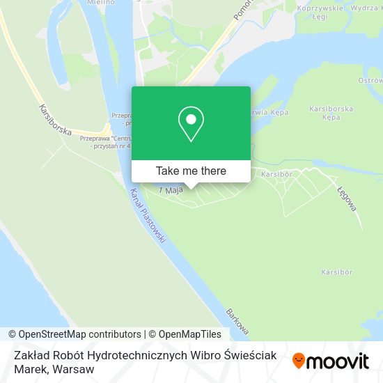 Zakład Robót Hydrotechnicznych Wibro Świeściak Marek map