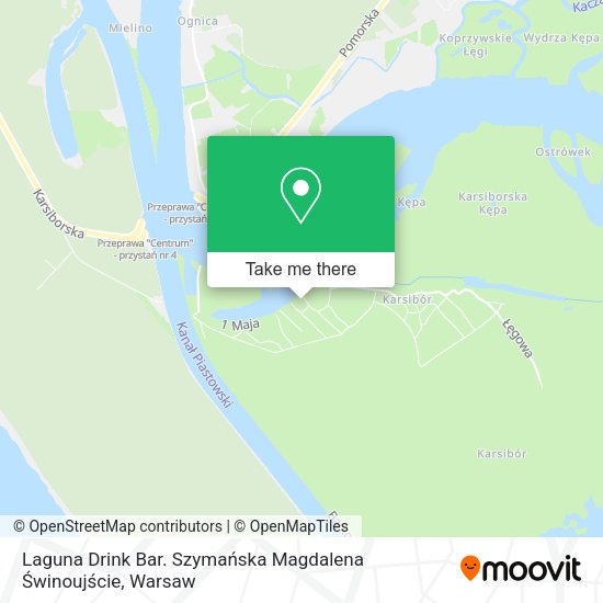 Laguna Drink Bar. Szymańska Magdalena Świnoujście map