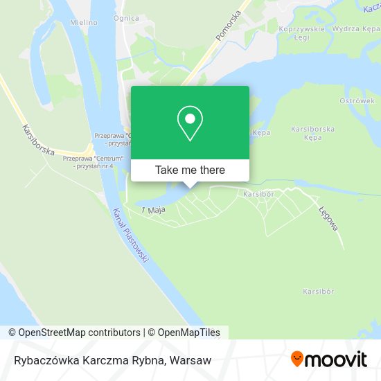 Rybaczówka Karczma Rybna map