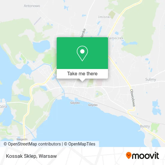 Карта Kossak Sklep