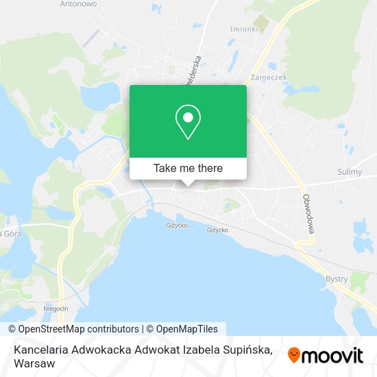 Kancelaria Adwokacka Adwokat Izabela Supińska map