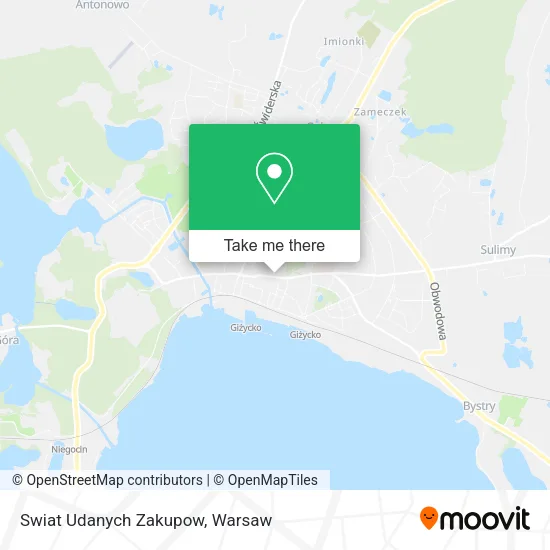 Карта Swiat Udanych Zakupow
