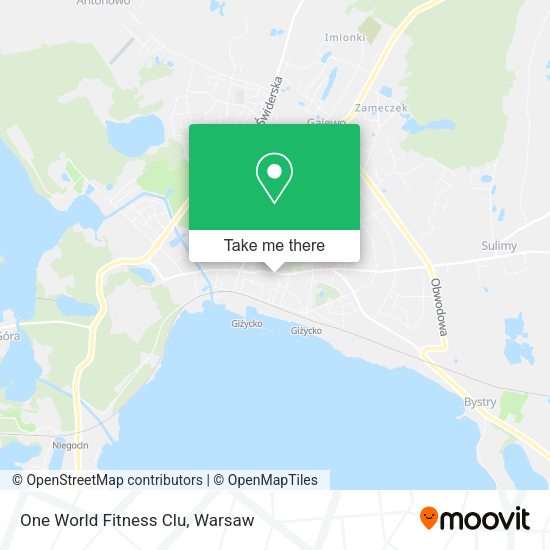 One World Fitness Clu map