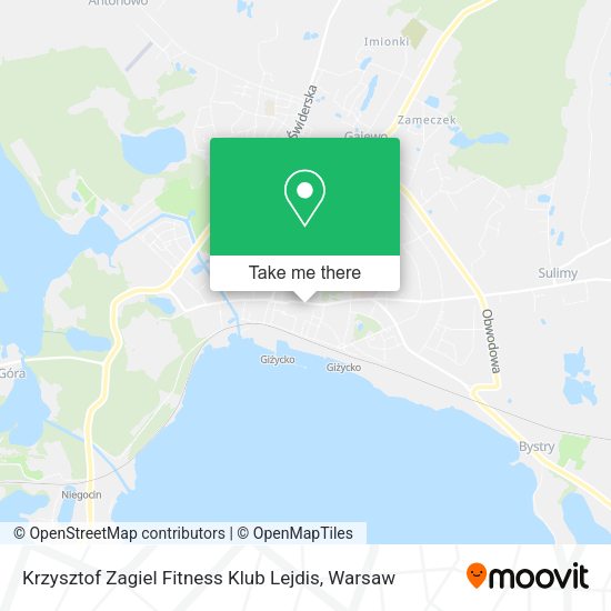 Krzysztof Zagiel Fitness Klub Lejdis map