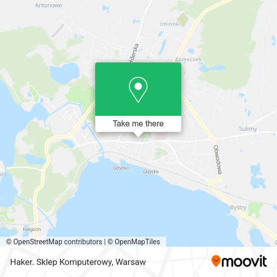 Haker. Sklep Komputerowy map