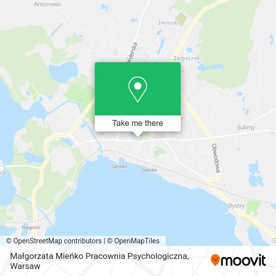 Małgorzata Mieńko Pracownia Psychologiczna map