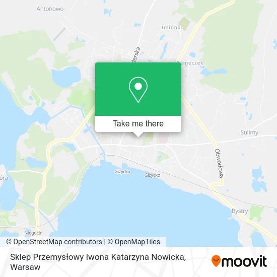 Sklep Przemysłowy Iwona Katarzyna Nowicka map