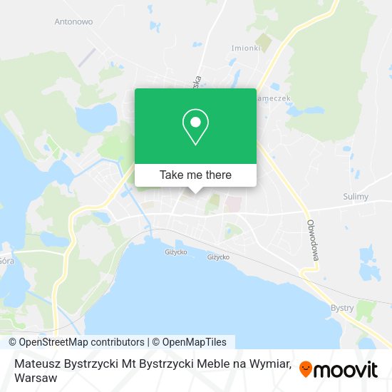 Mateusz Bystrzycki Mt Bystrzycki Meble na Wymiar map