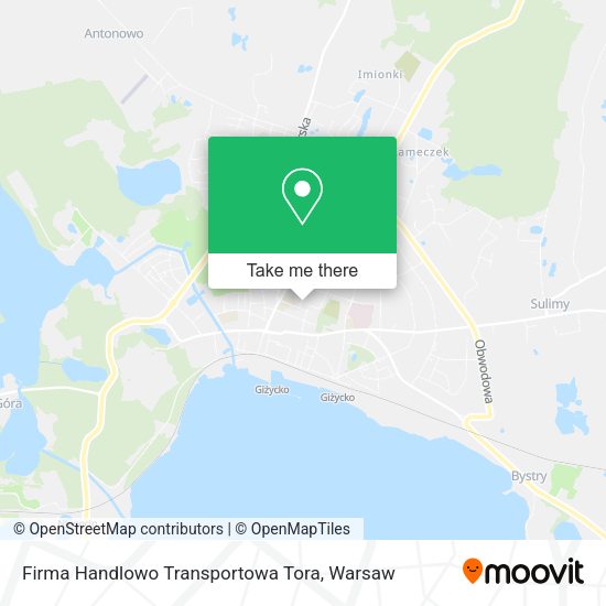 Firma Handlowo Transportowa Tora map