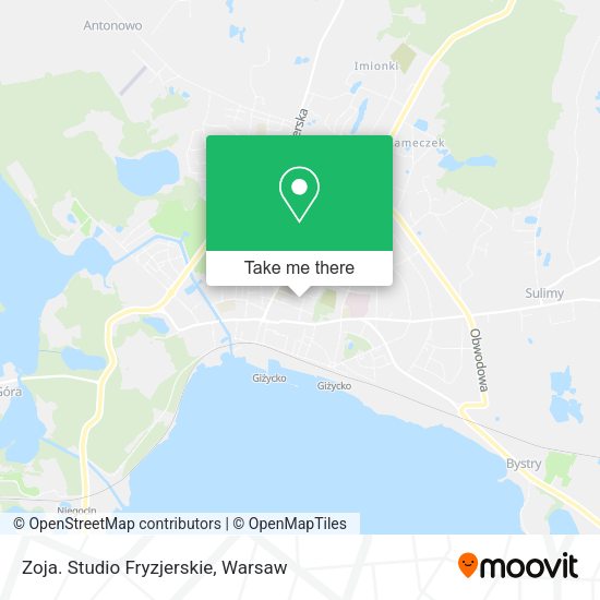 Zoja. Studio Fryzjerskie map