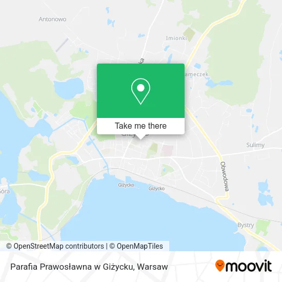 Карта Parafia Prawosławna w Giżycku