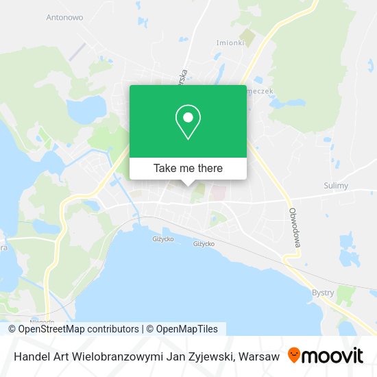 Handel Art Wielobranzowymi Jan Zyjewski map