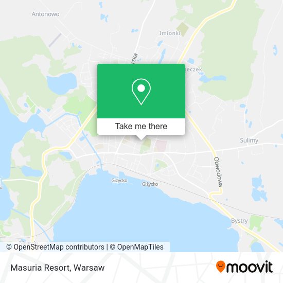 Masuria Resort map