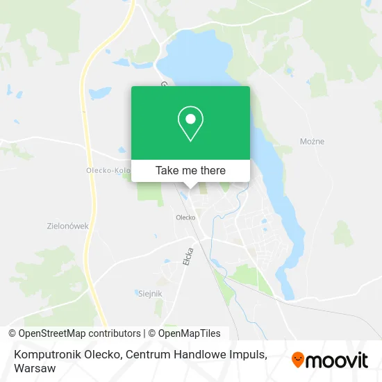 Карта Komputronik Olecko, Centrum Handlowe Impuls