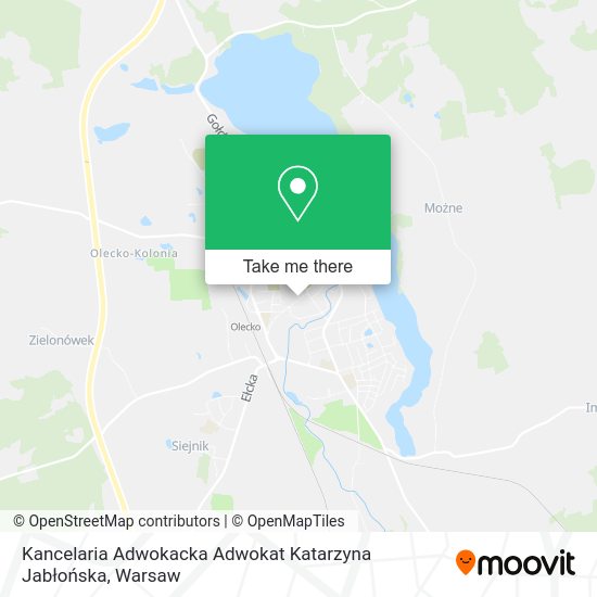 Kancelaria Adwokacka Adwokat Katarzyna Jabłońska map